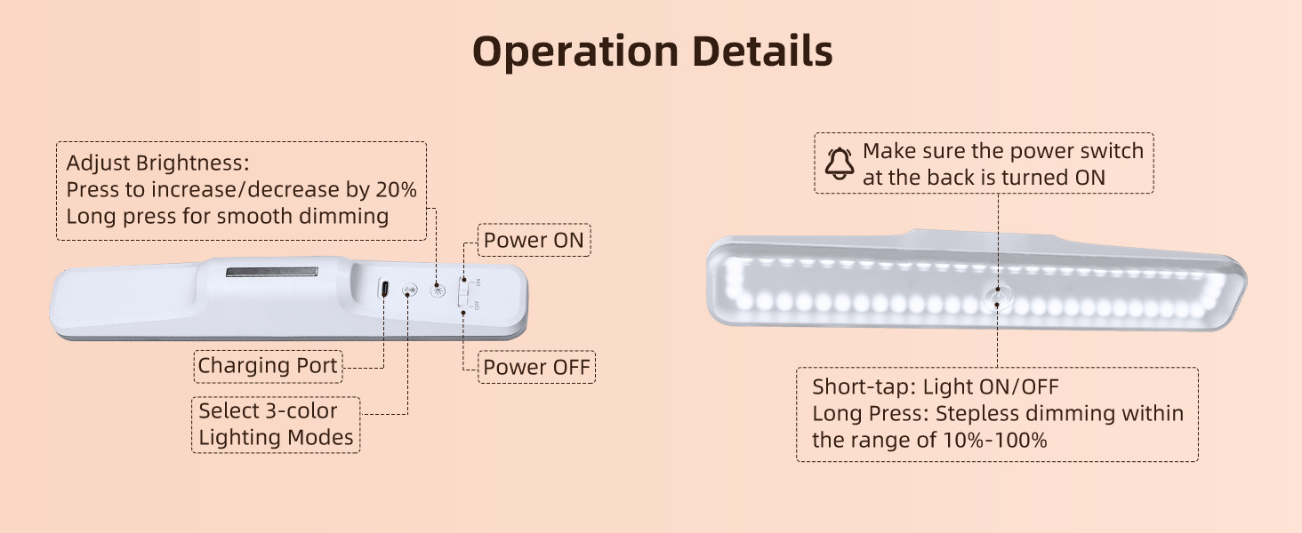 wireless vanity lights for mirror