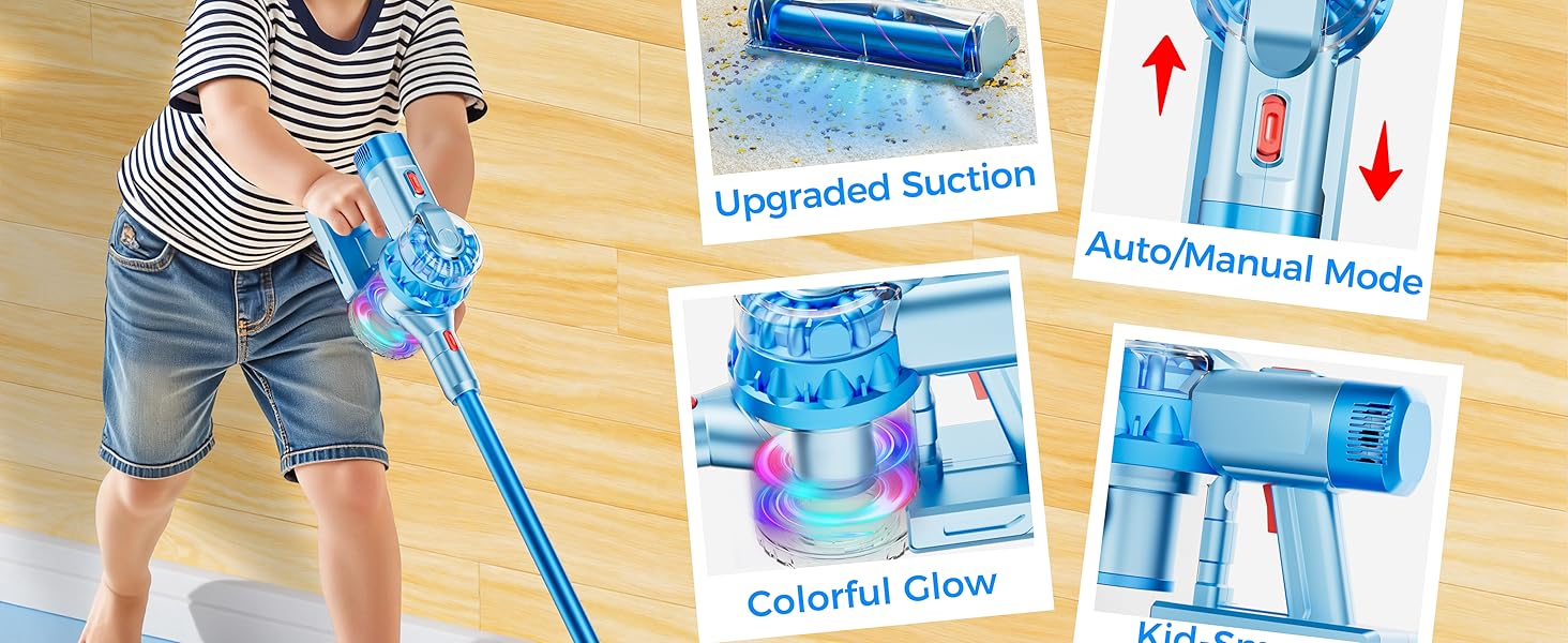 kids vacuum main functions