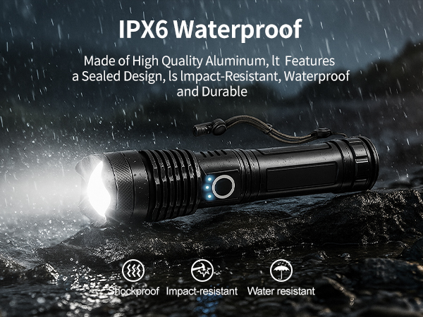 IPX6 Waterproof