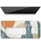 Auhoahsil Desk Pad, XL Extended Large Gaming Mouse Pad 31.5 x 11.8 Inch, Waterproof Mousepad with...