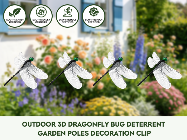 Artificial Dragonfly Clips