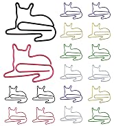 GAUENEEN Cat Paper Clips, Cute Animal Paper Clips for Office Supplies, Cat Themed Gifts for Cat L...