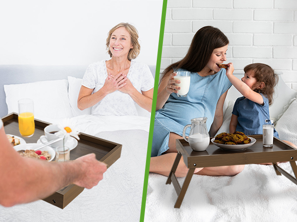 bed trays for eating 