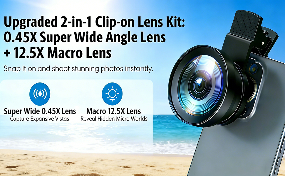 Macro Lens+ Wide Lens