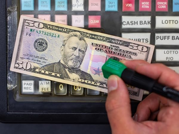 UV Counterfeit detection Currency detector pen Counterfeit bill pen UV counterfeit marker Money
