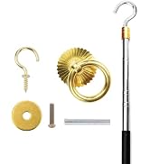 Attic Ladder Pull System Cord Kit - Canlaten·U Attic Pull Down System Hook Parts Replacement for ...