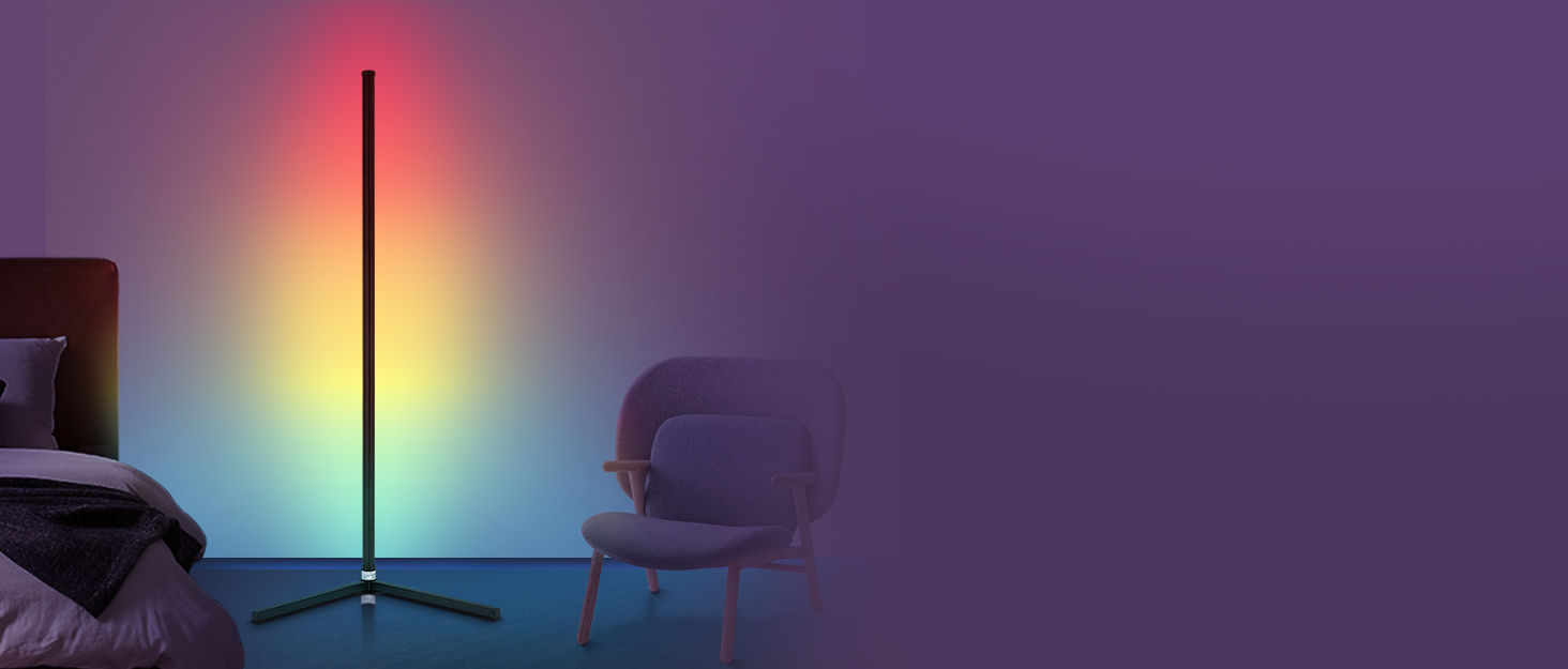 RGB Corner Floor Lamp