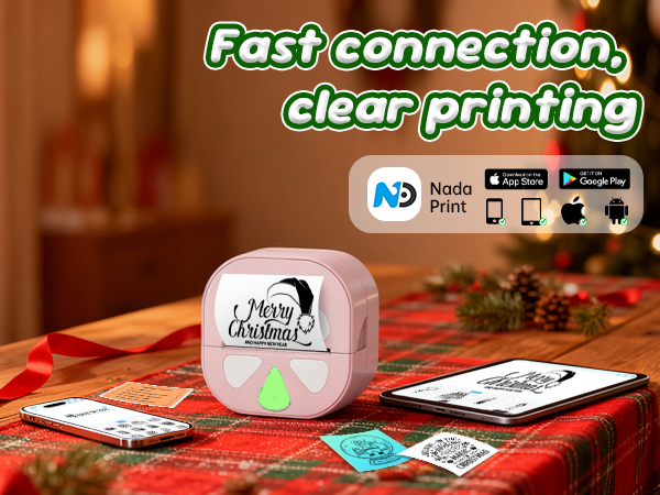 sticker printer sticker maker machine print pod mini printer photo christmas gifts stocking stuffers