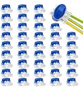 GWHOLE 3-Way Wire Connectors, 40Pcs Waterproof Electrical Wire Connectors Outdoor Wire Splice Con...