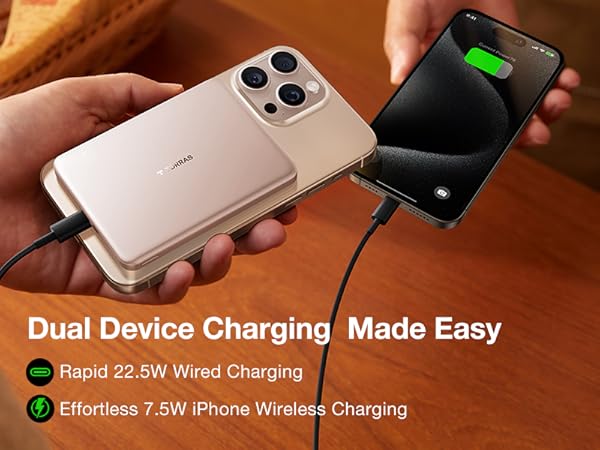 charger portable magsafe wireless charger usbc portable charger best portable phone charger