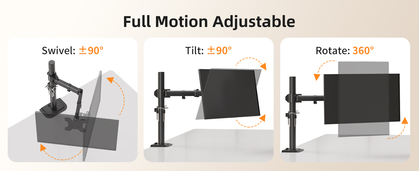 Single Monitor Arm Desk Mount
