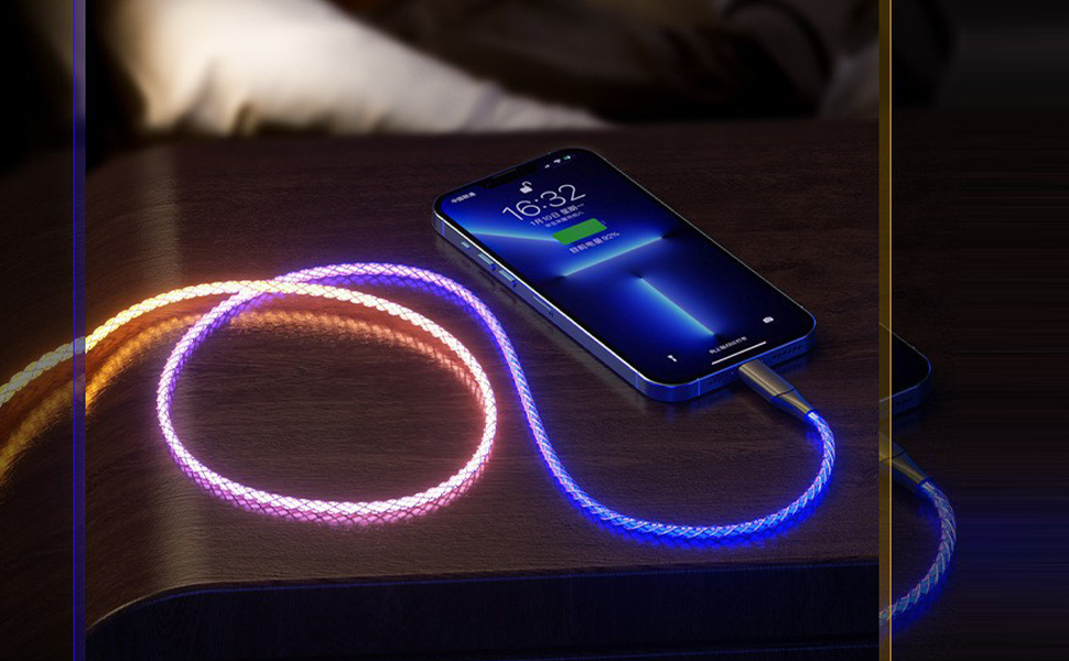 Visible 360 Degree RGB Current Flowing is Cool and Gentle