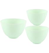 3Pcs silicone cream bowl Silicone Facial Mixing Bowl DIY Cosmetic Mud Stirring Bowl Cup Facial Tr...