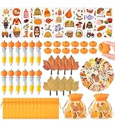 CY2SIDE Fall Stationery Party Favors - 12 Pack Autumn Goodie Bag Fillers Stuffer Gift Set Include...