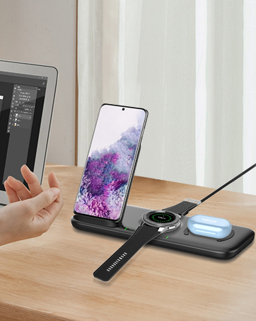 3-in-1 wireless charger