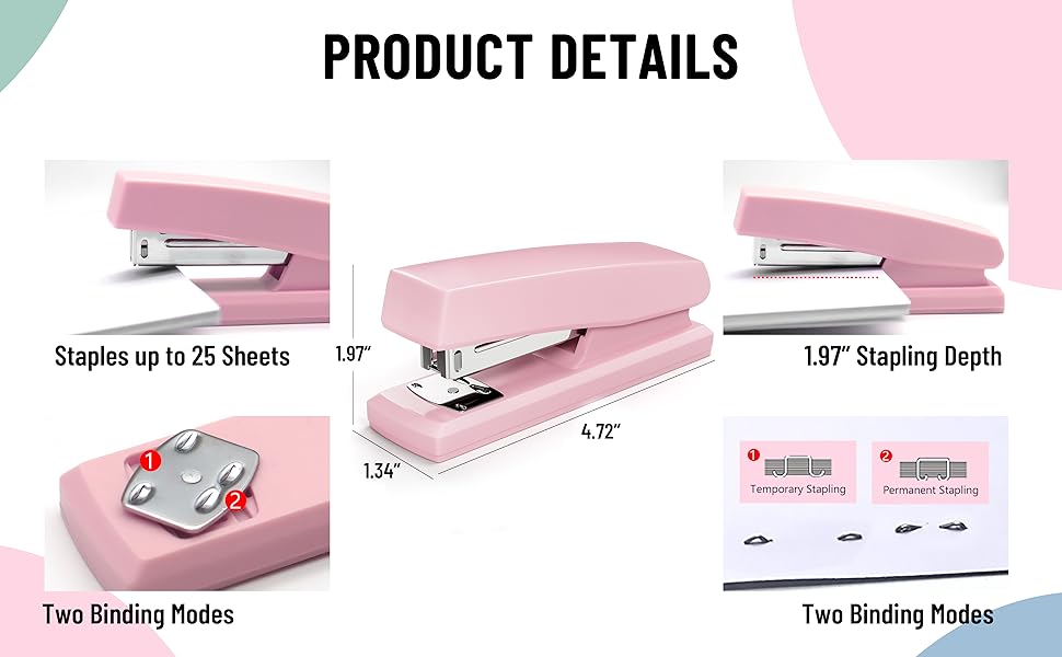 school supplies stapler set cute stapler