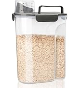 Komzon Rice Container, Airtight Rice Storage Container 10lb, Cereal Containers Storage, BPA Free ...