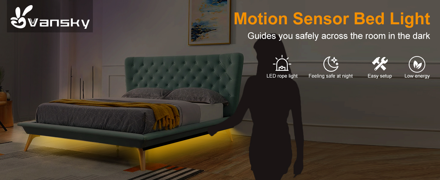 motion sensor bed light