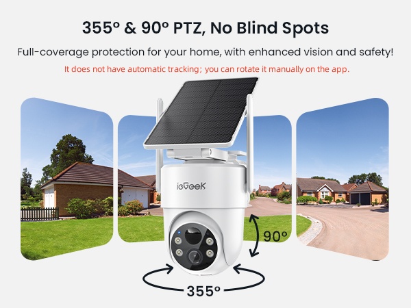  solar powered security camera outdoor