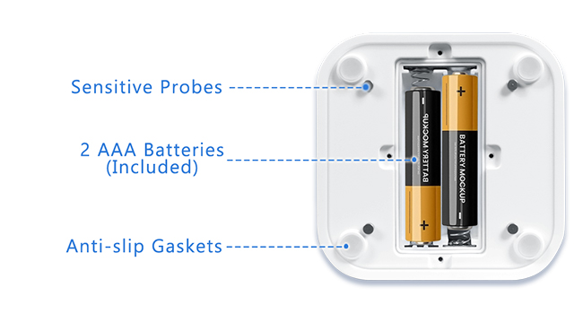 battery-powered water alarms