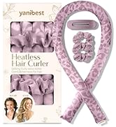 YANIBEST Heatless Hair Curler, Leopard Heatless Curls Overnight, Hair Curlers to Sleep in, Curlin...