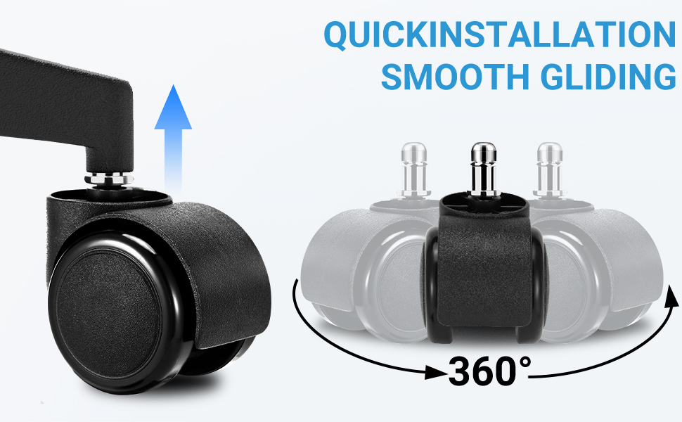 Incredibly Smooth &amp;amp;amp; Quiet Casters