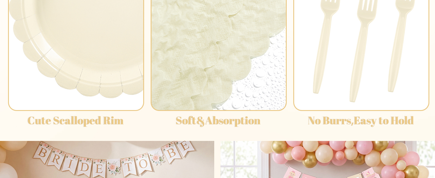 ivory plates