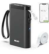 Nelko Label Maker Machine with Tape, P21 Bluetooth Label Printer, Wireless Mini Label Makers with...