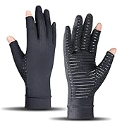 ITHW Copper Arthritis Gloves for Women and Men, Compression Gloves for Hand Pain, Arthritis Pain ...