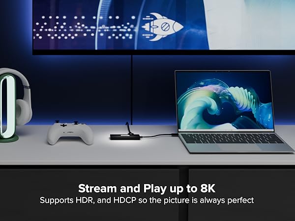 HDMI extender for dual monitors enhances multitasking for coding designing or office workflows