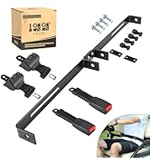 10L0L Universal 2 Passenger Golf Cart Seat Belt Bracket Kit fit Yamaha, EZGO TXT/RXV, Club Car DS...