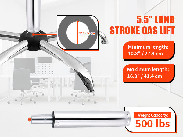 5" Long Stroke Gas Lift