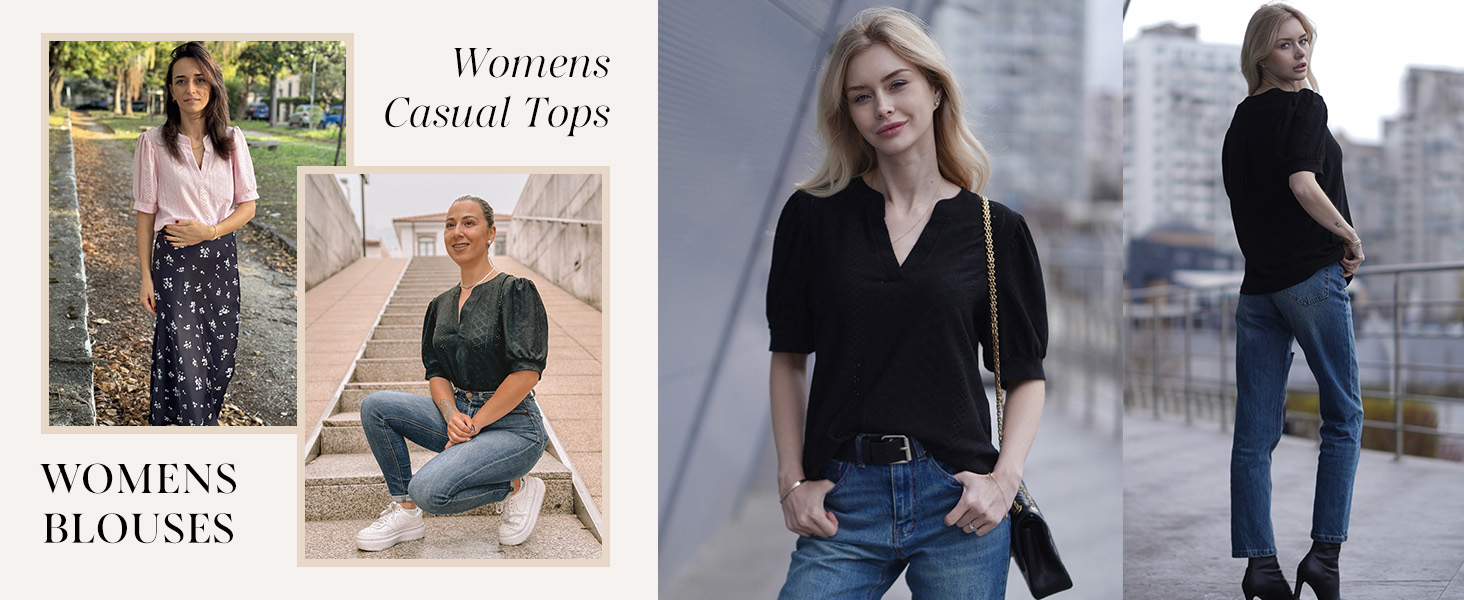 casual tops for women