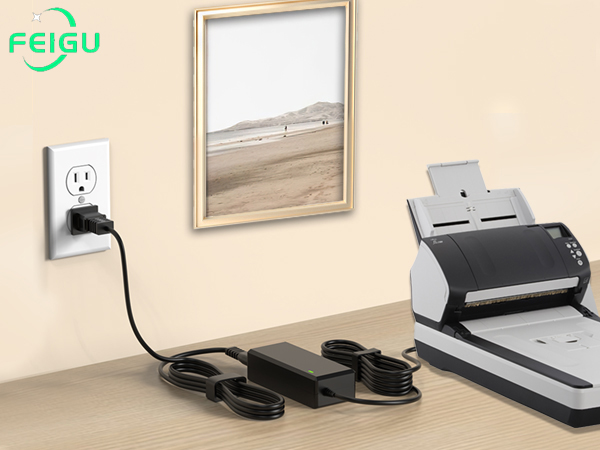 24V AC/DC Adapter Power Cord Compatible with Fujitsu Scanner