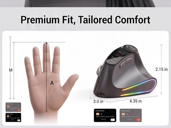 Ergonomic Wireless Mouse