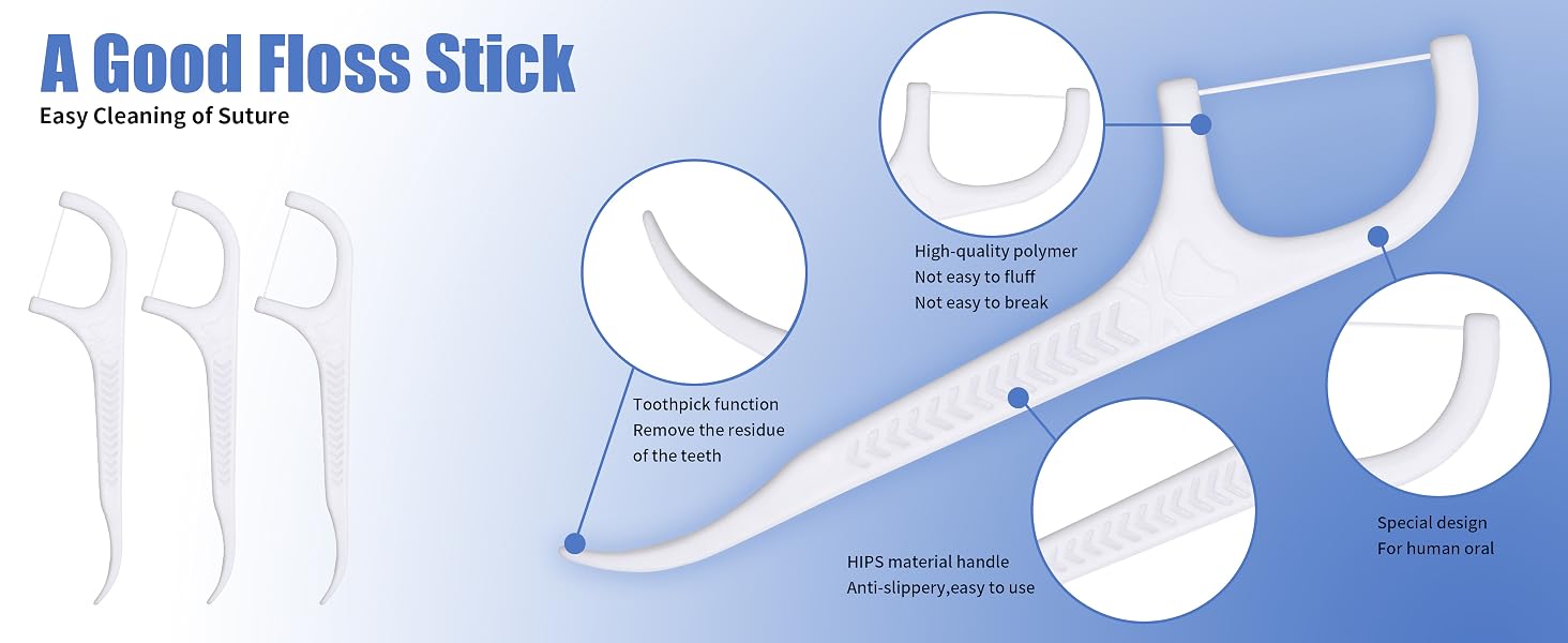 Newppon 800 Pack Dental Floss Picks