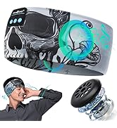 MUSICOZY Sleep Headphones Bluetooth Headband, Wireless Sleeping Headphones Music Sport Headbands,...