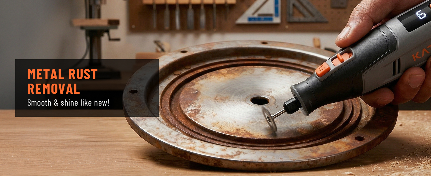 dremel tool accessories for metal rust removal