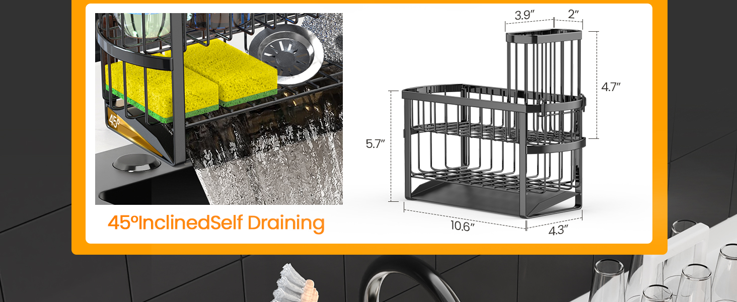 Kitchen Sink Organizer Caddy