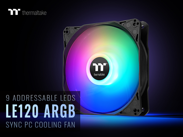 LE120 ARGB Sync PC Cooling Fan (3-Fan Pack)