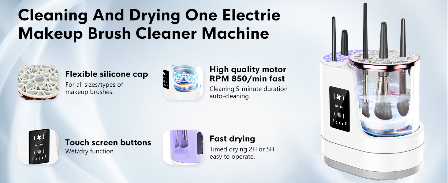 makeup brush cleaner machine