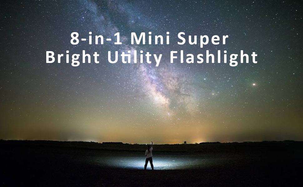 COB Small Flashlights Rechargeable Keychain Work Light