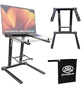 AxcessAbles DJ Laptop Stand with Travel Bag | Musician's Portable Laptop Stand Foldable| Aluminum...