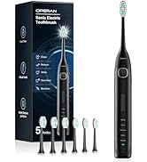 Operan Sonic Electric Toothbrush for Adults, Includes 6 Replacement Heads &amp; 1300MAH Battery 40000...