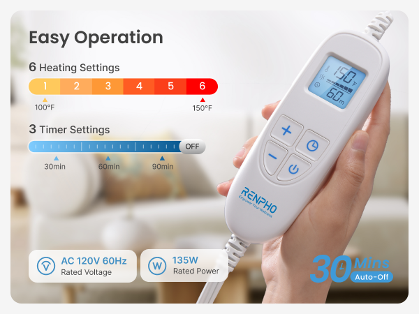 gifts for mom dad women men, heating pad for neck and shoulders and back