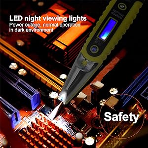 LED Multifunctional Digital Electric Tester Pen