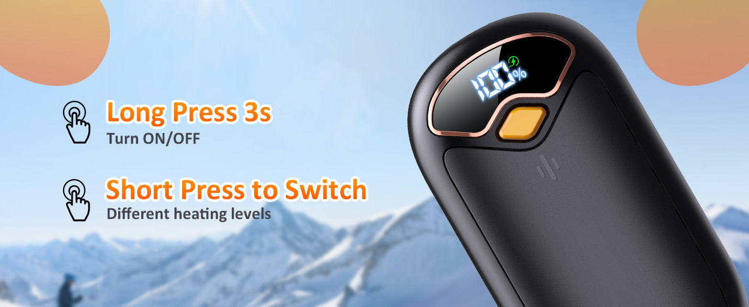 hand warmers rechargeale 2 pack