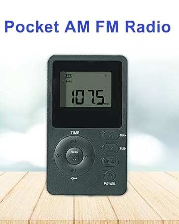 Pocket am fm radio