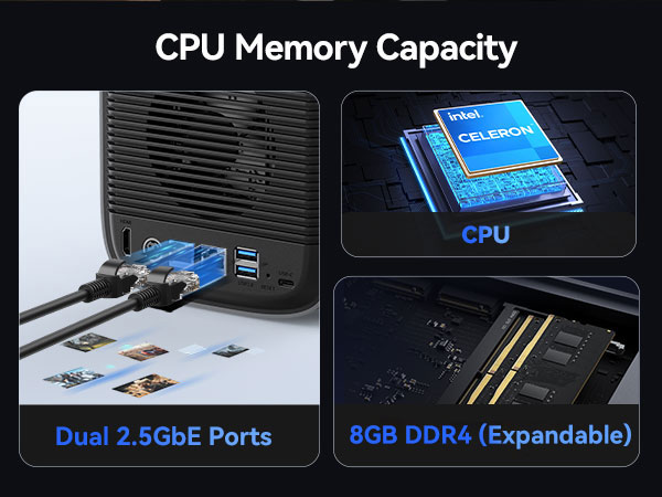 nas storage,qanp nas,asustor nas,2*2.5GbE