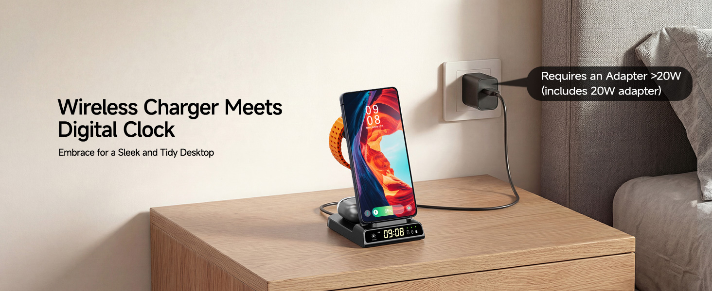 3 in 1 Charging station for samsung